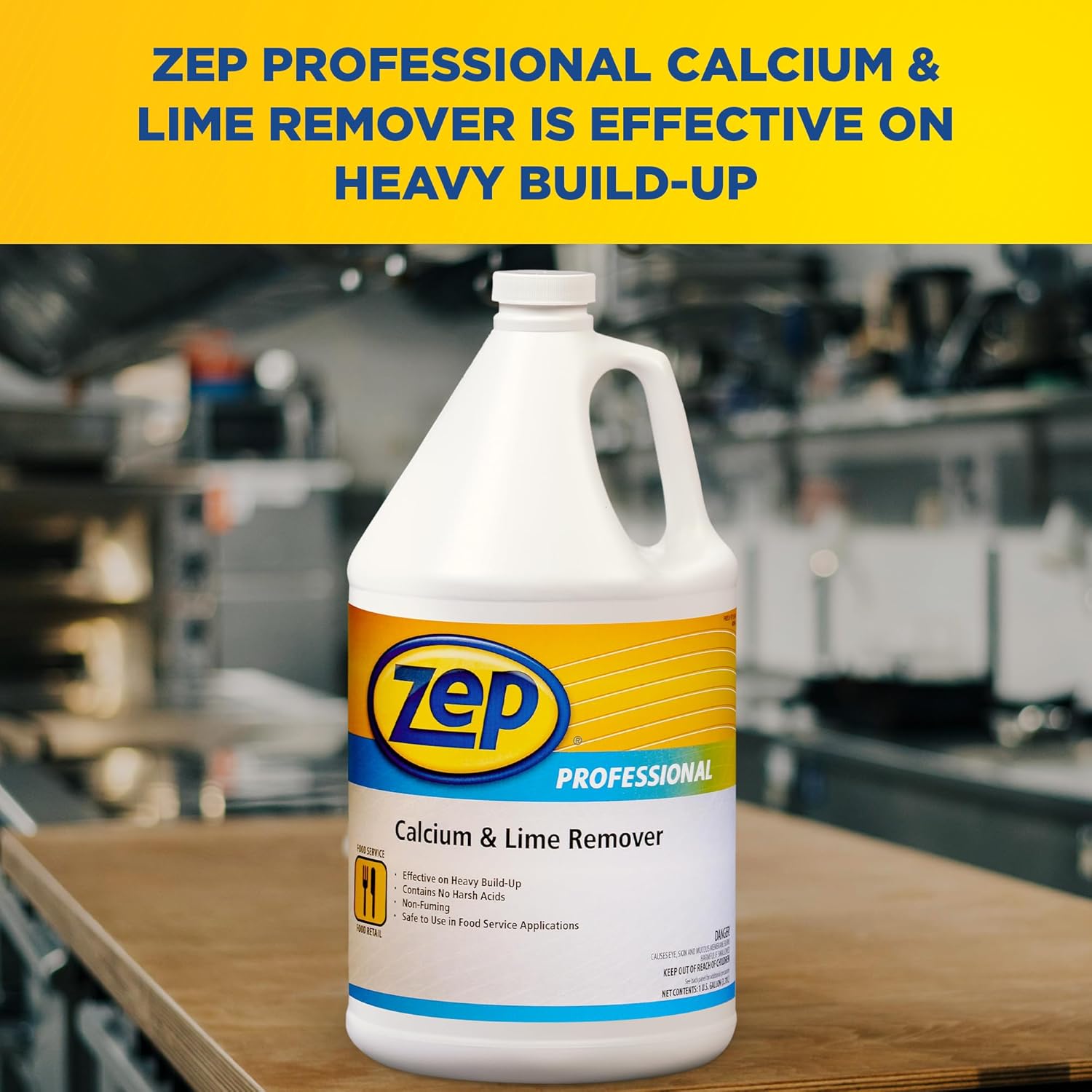 Zep Industrial Calcium and Lime Remover 128 oz Case of 4
