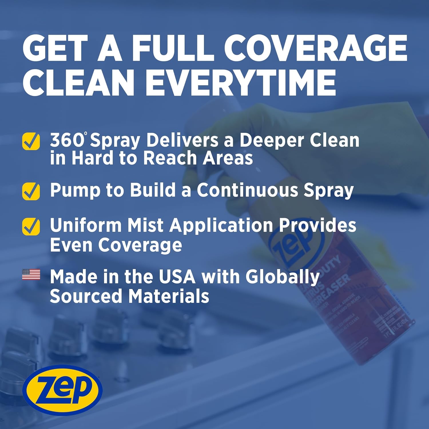 Zep Heavy Duty Citrus Degreaser Mist - 16 fl oz