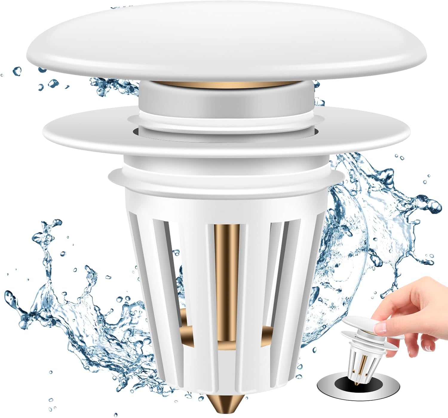 ZMyHeart Drain Strainer Universal Sink Hair Catcher