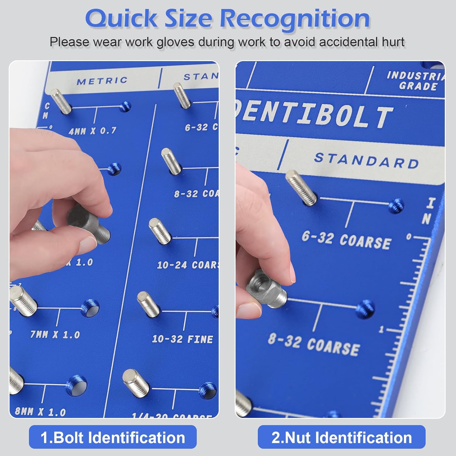 Sendoger Thread Checker for Nuts and Bolts
