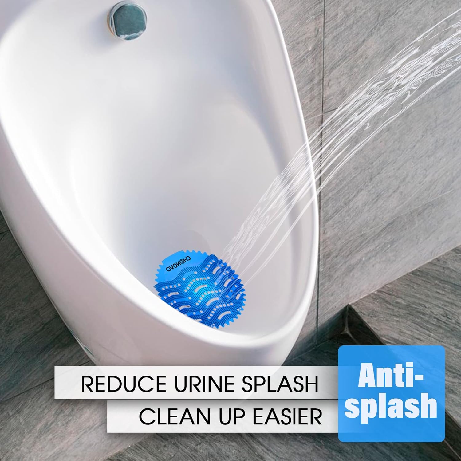 CHONOVO Urinal Deodorizer 24-Pack Scented Mats