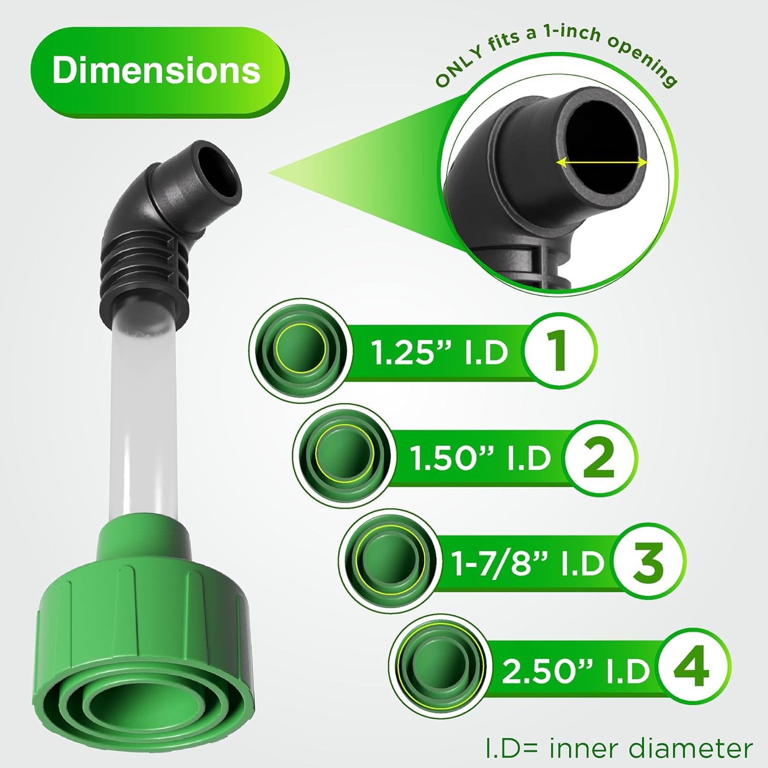 EZVAC Universal AC Drain Line Cleaner Adapter 1