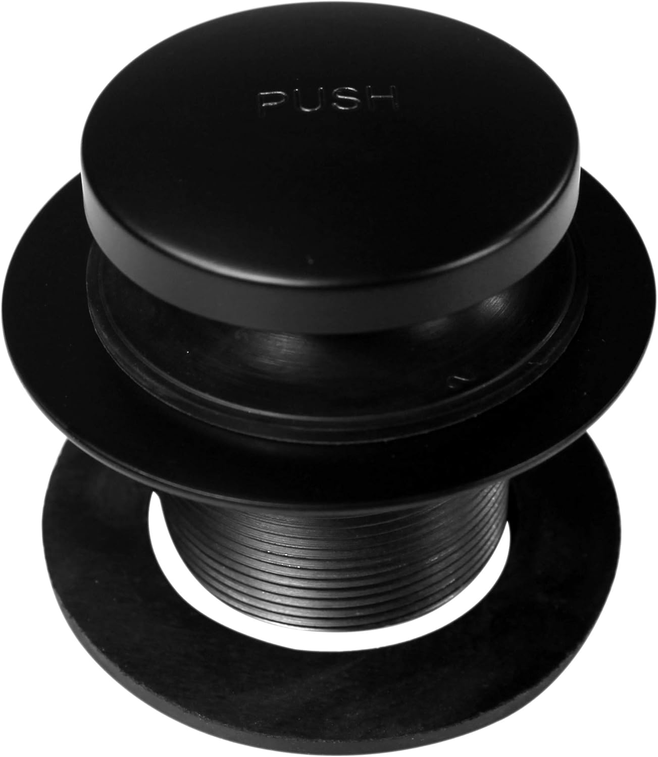 Westbrass Tip-Toe Drain Strainer Replacement Kit Matte Black 1