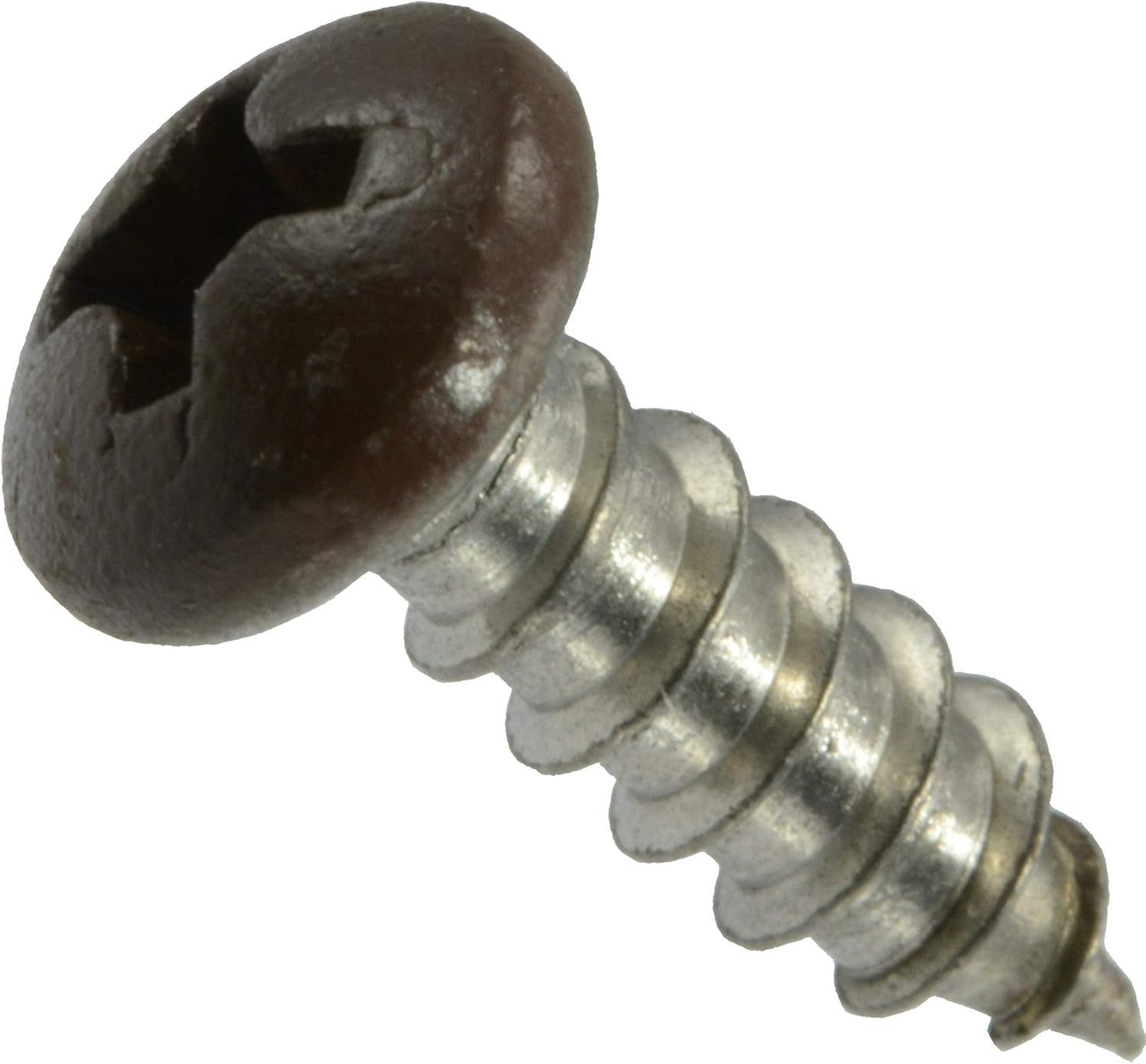 Brown Phillips Pan Sheet Metal Screws 8 12 Inch