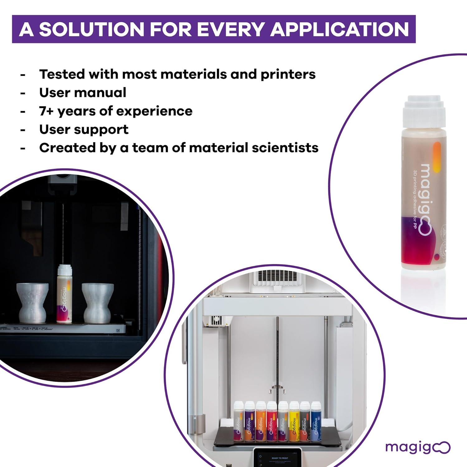 Magigoo 3D Printer Adhesive Glue for Polypropylene 50ml