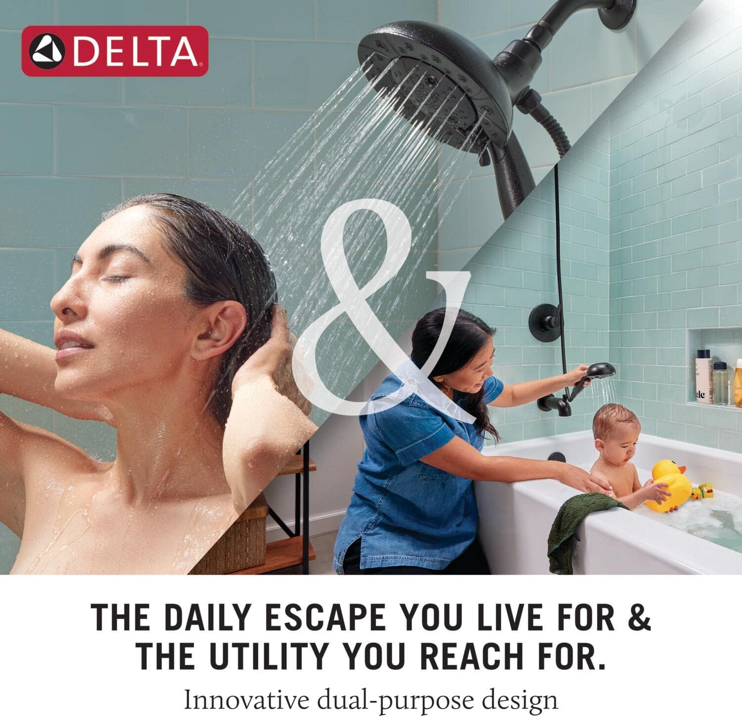 Delta 75486C Universal Hand Shower with Pause and 4 Sprays