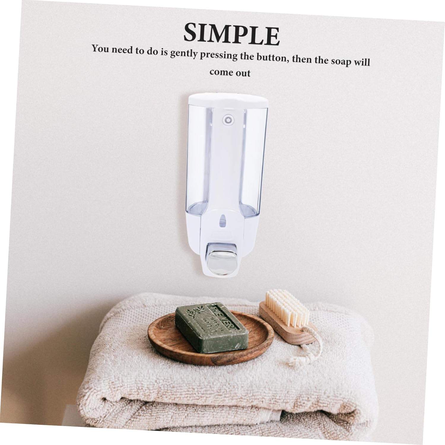 Wall Mounted Foaming Soap Dispenser for Bathroom and Kitchen