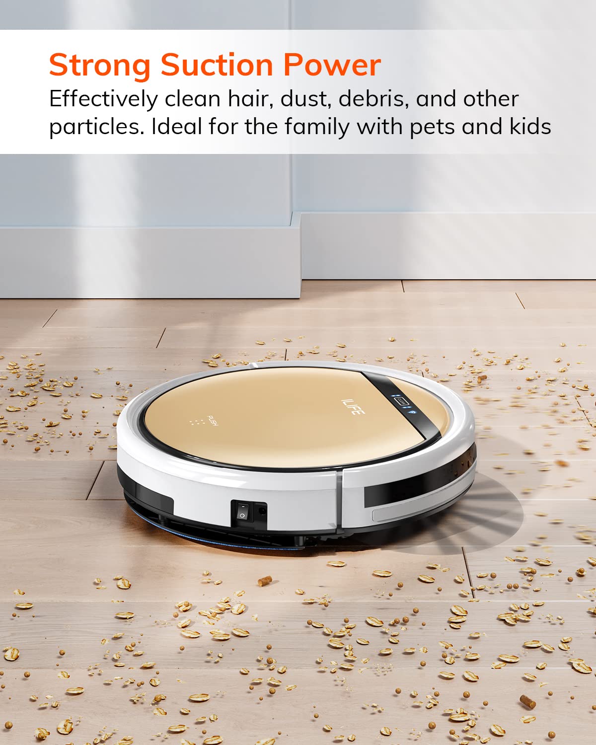 ILIFE V5s Plus 2-in-1 Robotic Vacuum and Mop Combo