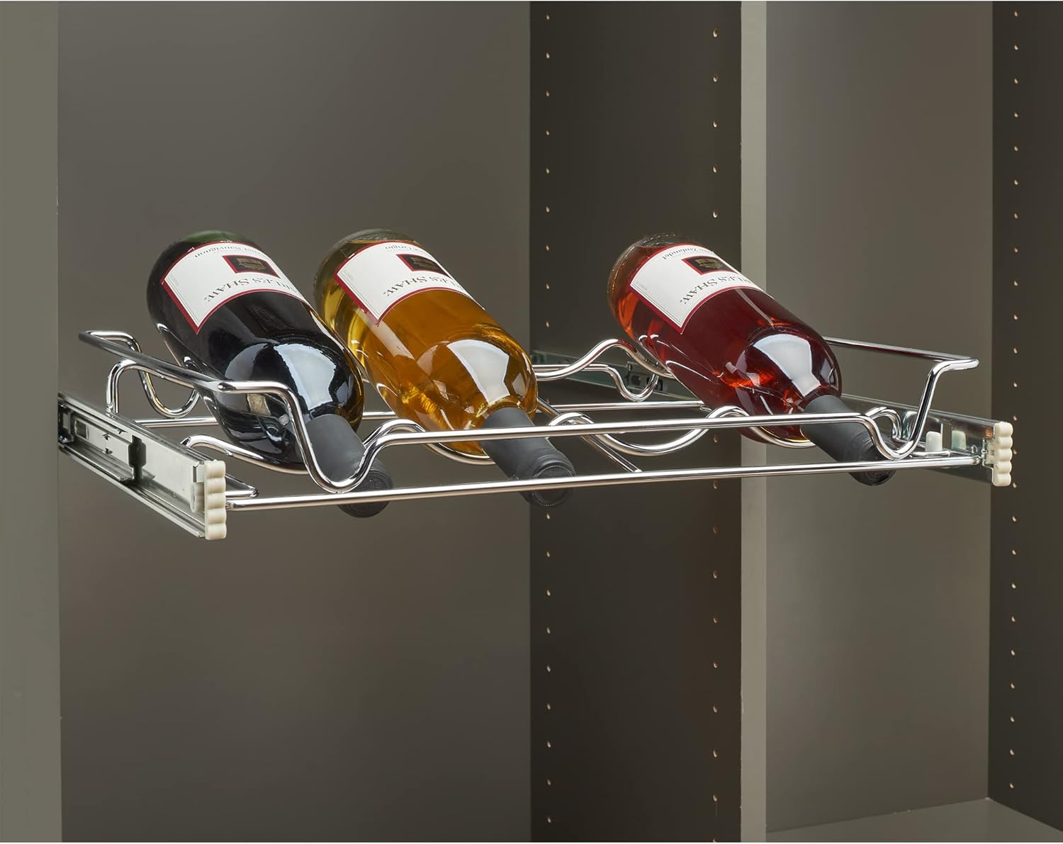 Rev-A-Shelf Pull-Out Wine Rack Organizer 30 Chrome