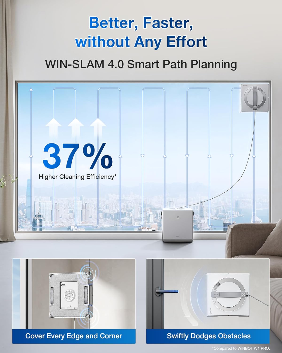 ECOVACS WINBOT W2 PRO Omni Window Cleaning Robot
