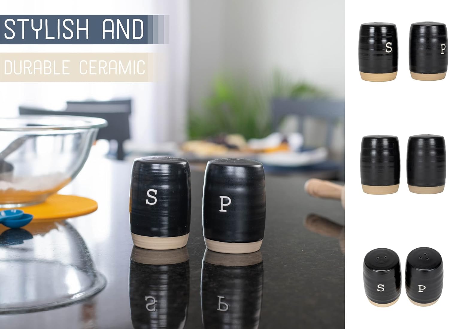 Nat Jules Salt Pepper Shaker Set 2 Piece