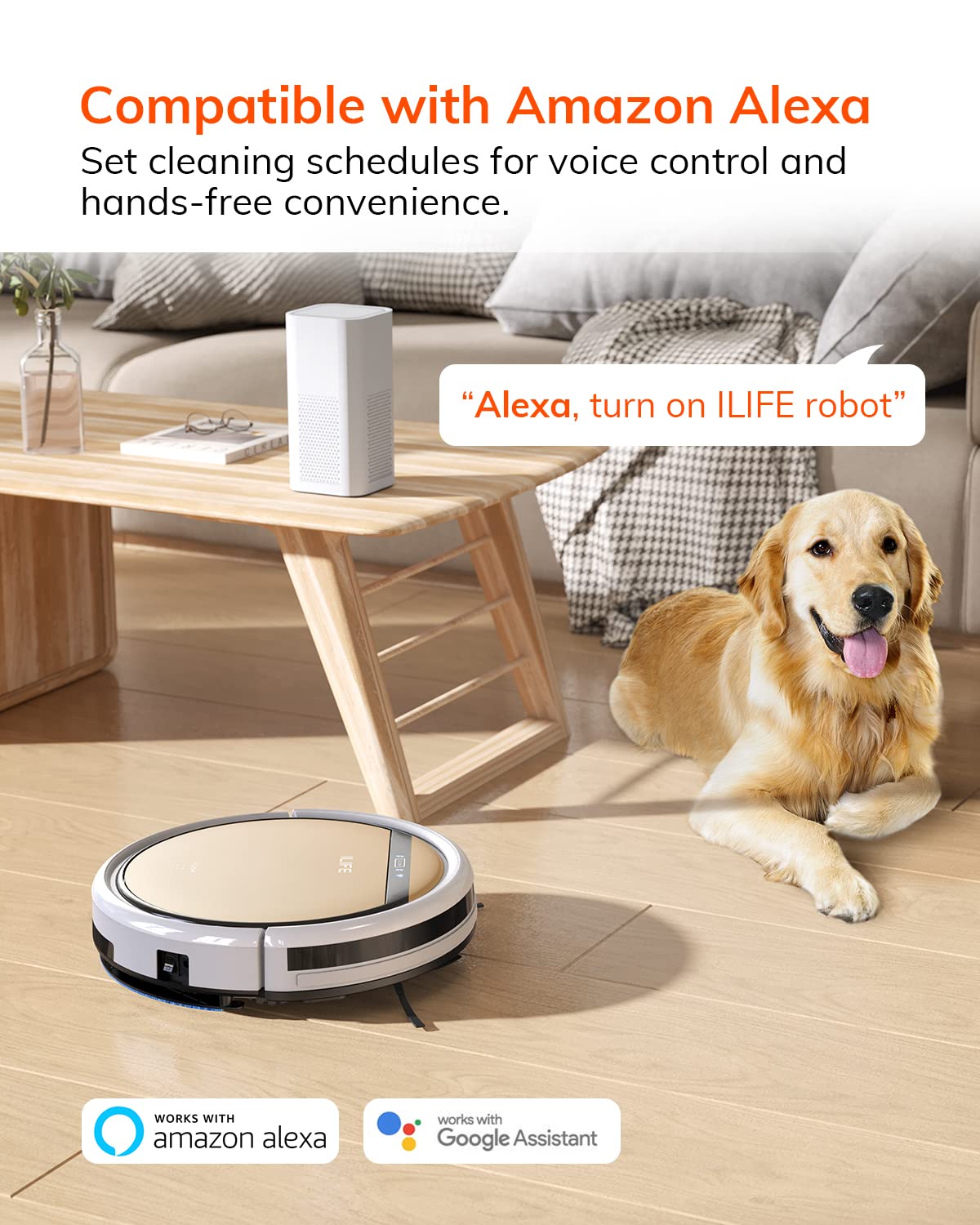 ILIFE V5s Plus 2-in-1 Robotic Vacuum and Mop Combo