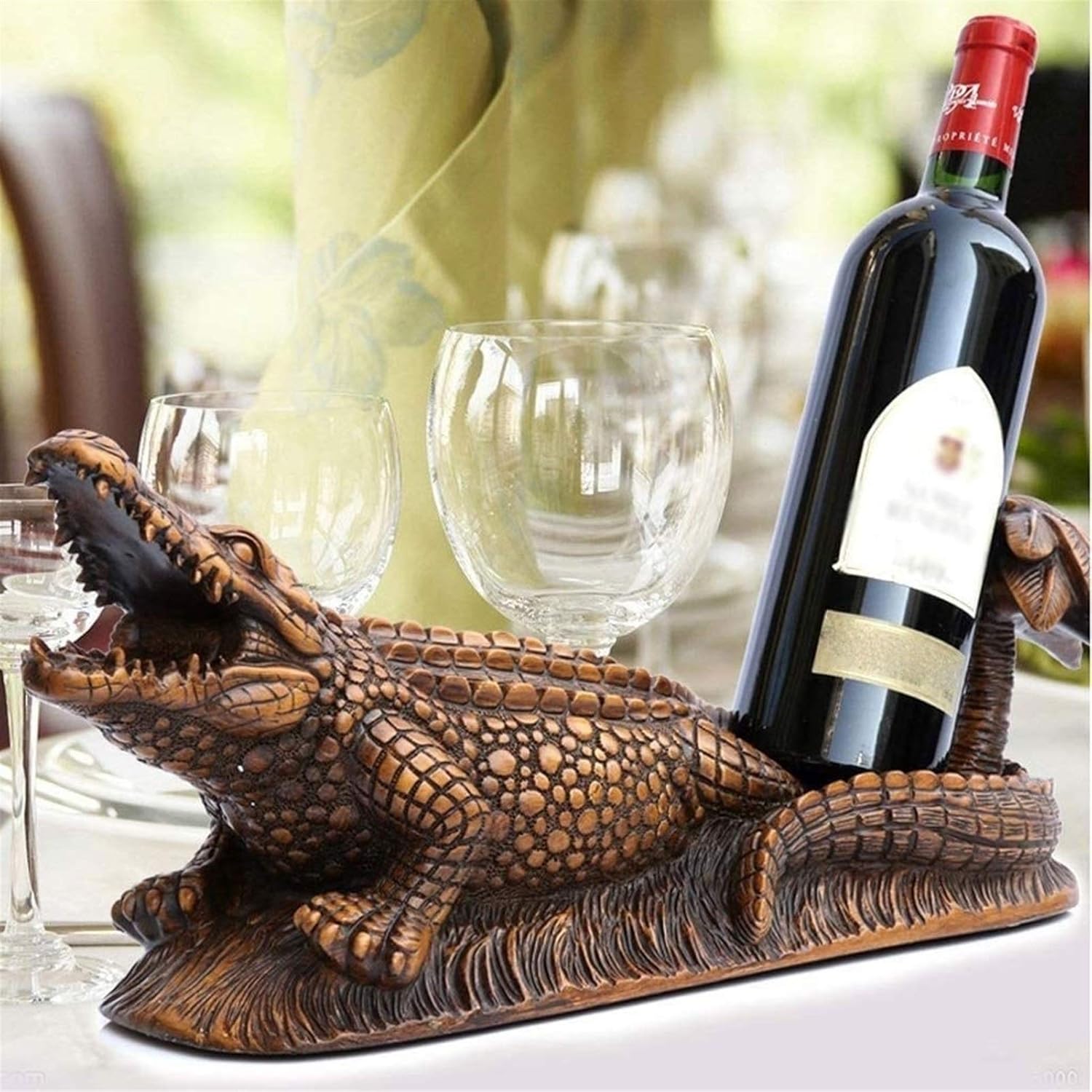 Wine Bottle Holder Elegant Wine Rack Home Office Display Stand