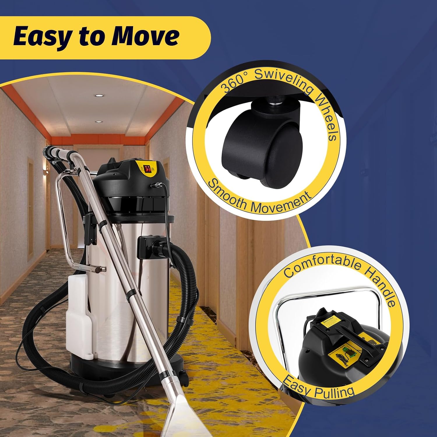 AKSDSGA 1000W 3 in 1 Carpet Cleaner Vacuum Machine