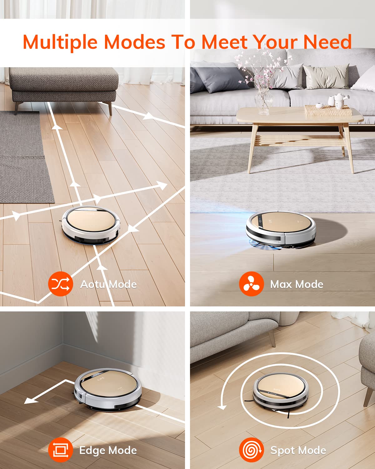 ILIFE V5s Plus 2-in-1 Robotic Vacuum and Mop Combo
