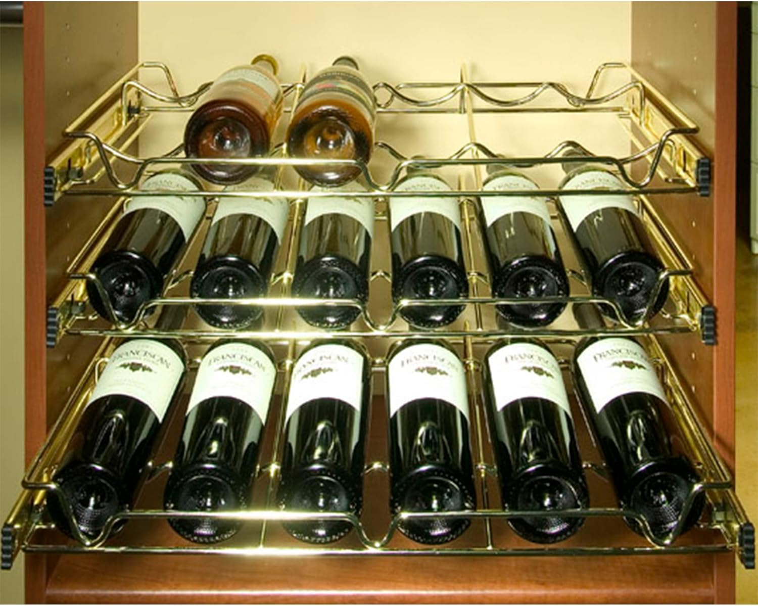 Rev-A-Shelf Pull-Out Wine Rack Organizer 30 Chrome
