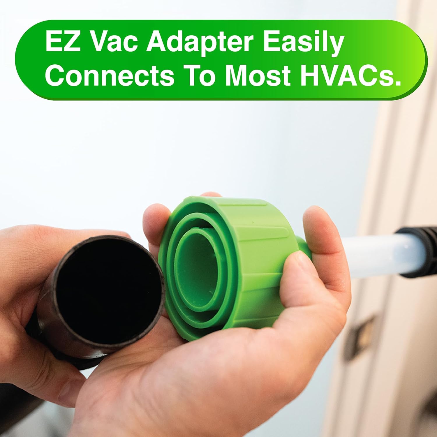 EZVAC Universal AC Drain Line Cleaner Adapter 1