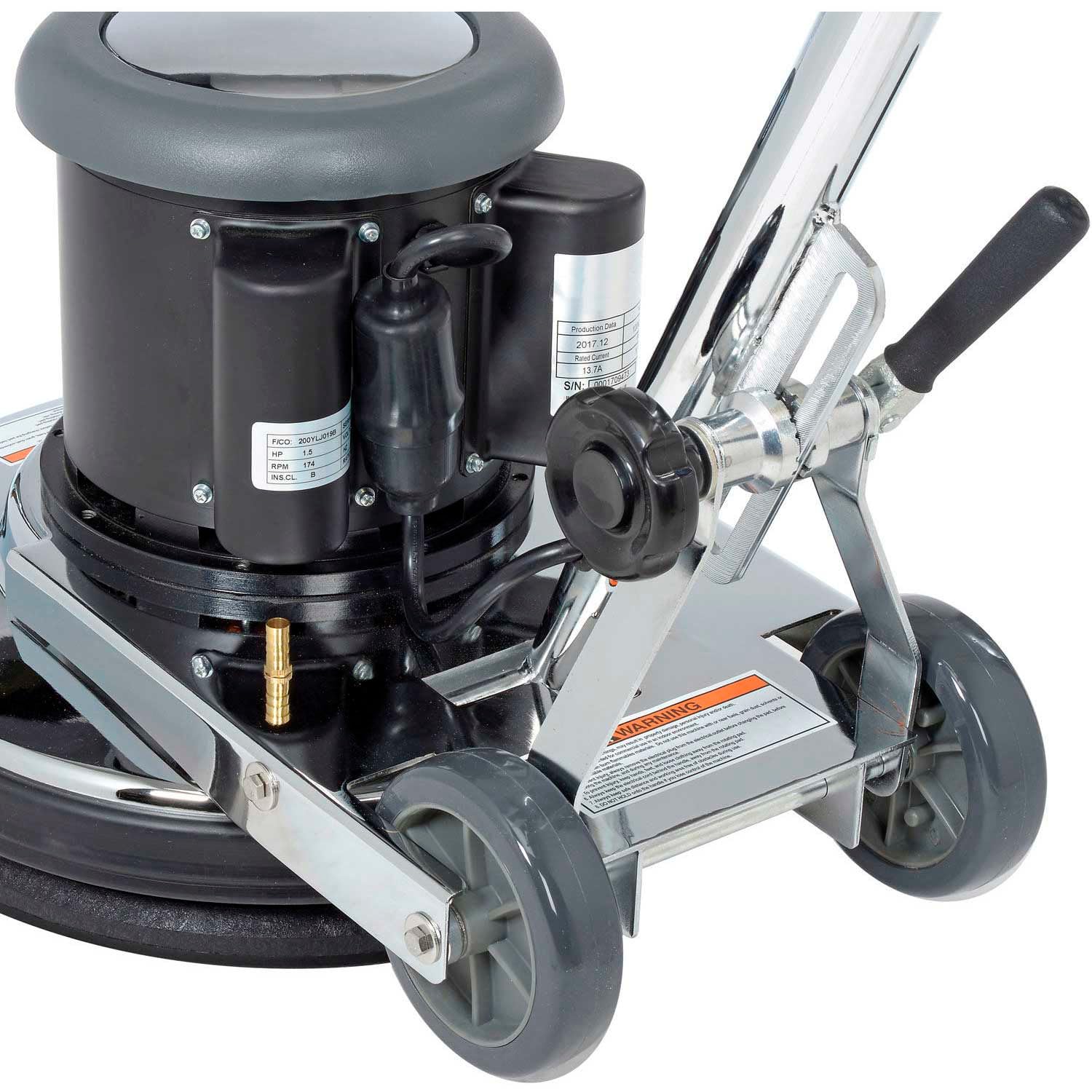 Global Industrial 17 Floor Machine with Adjustable Handle
