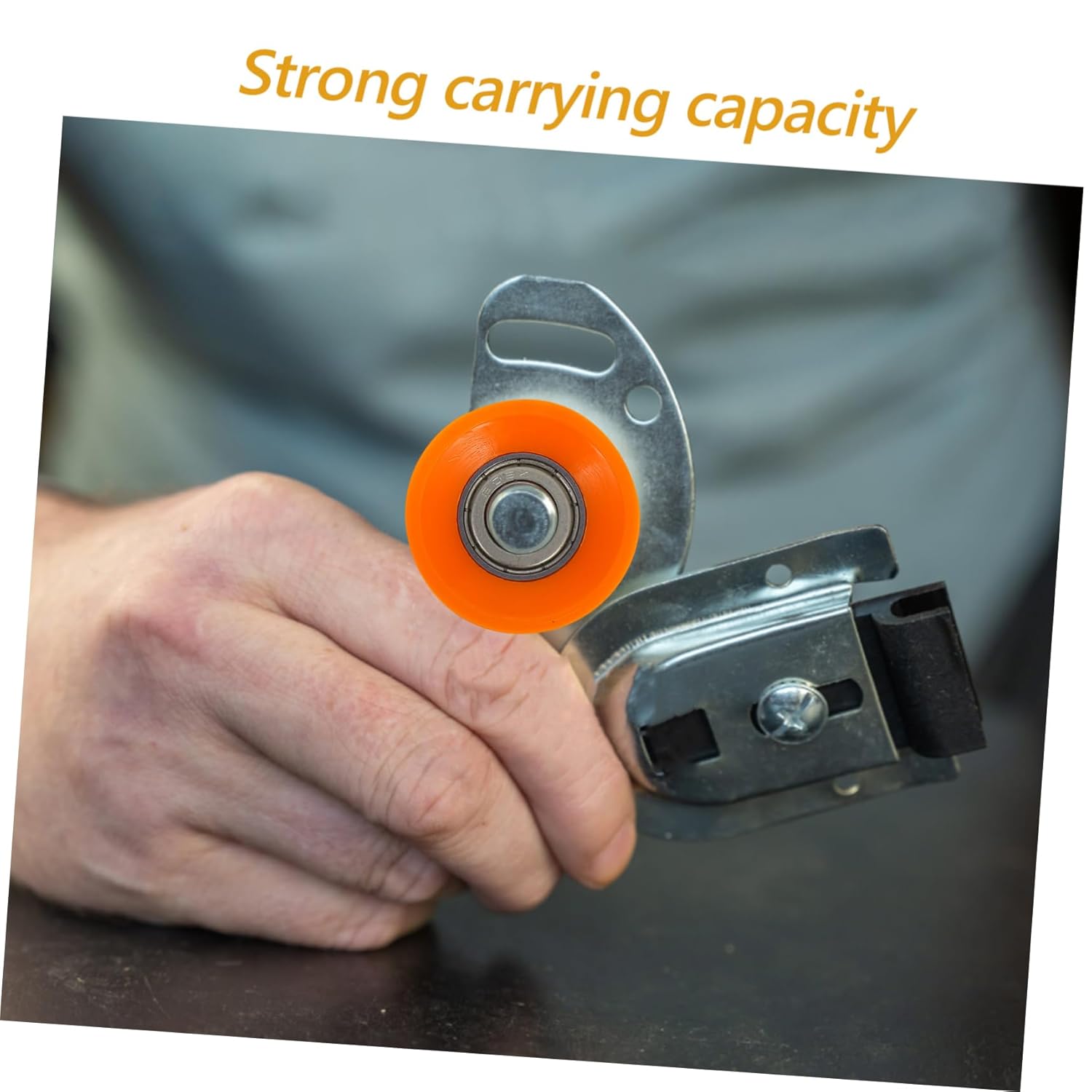 5 Pcs U Groove Nylon Sliding Door Rollers with Steel Bearings