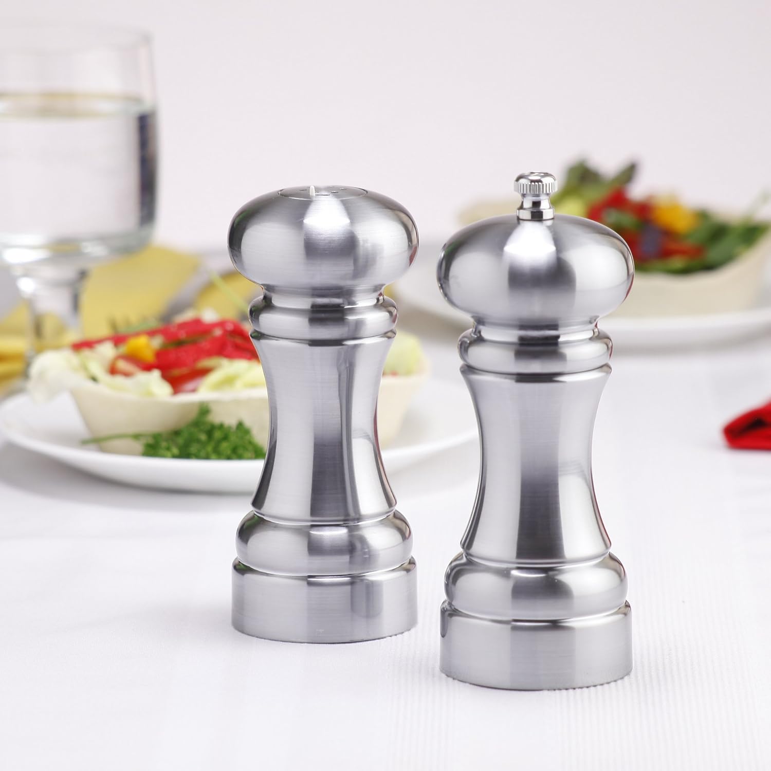 Chef Specialties 5 Inch Westin Pepper Mill and Salt Shaker Set 1