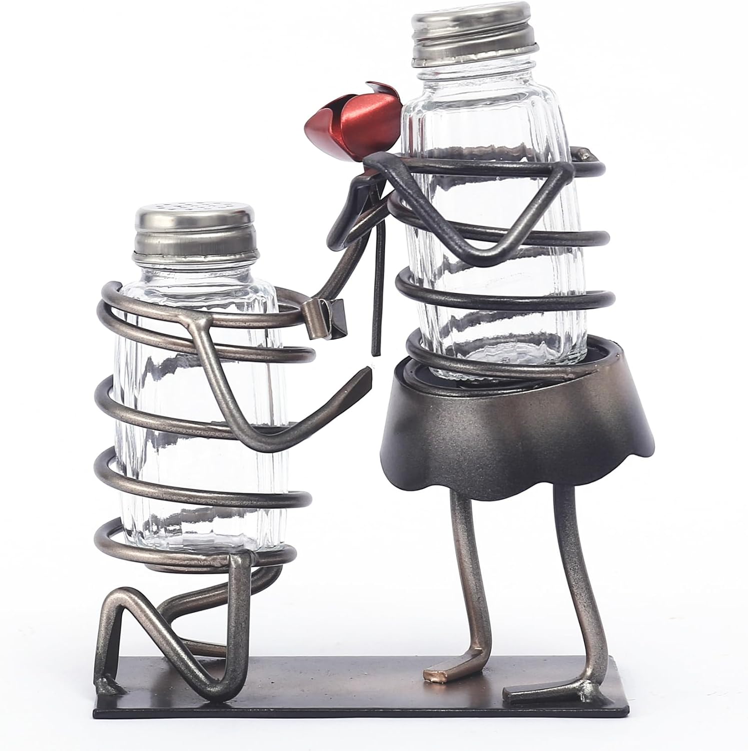 Funny Salt and Pepper Shakers Set - Rose Lovers