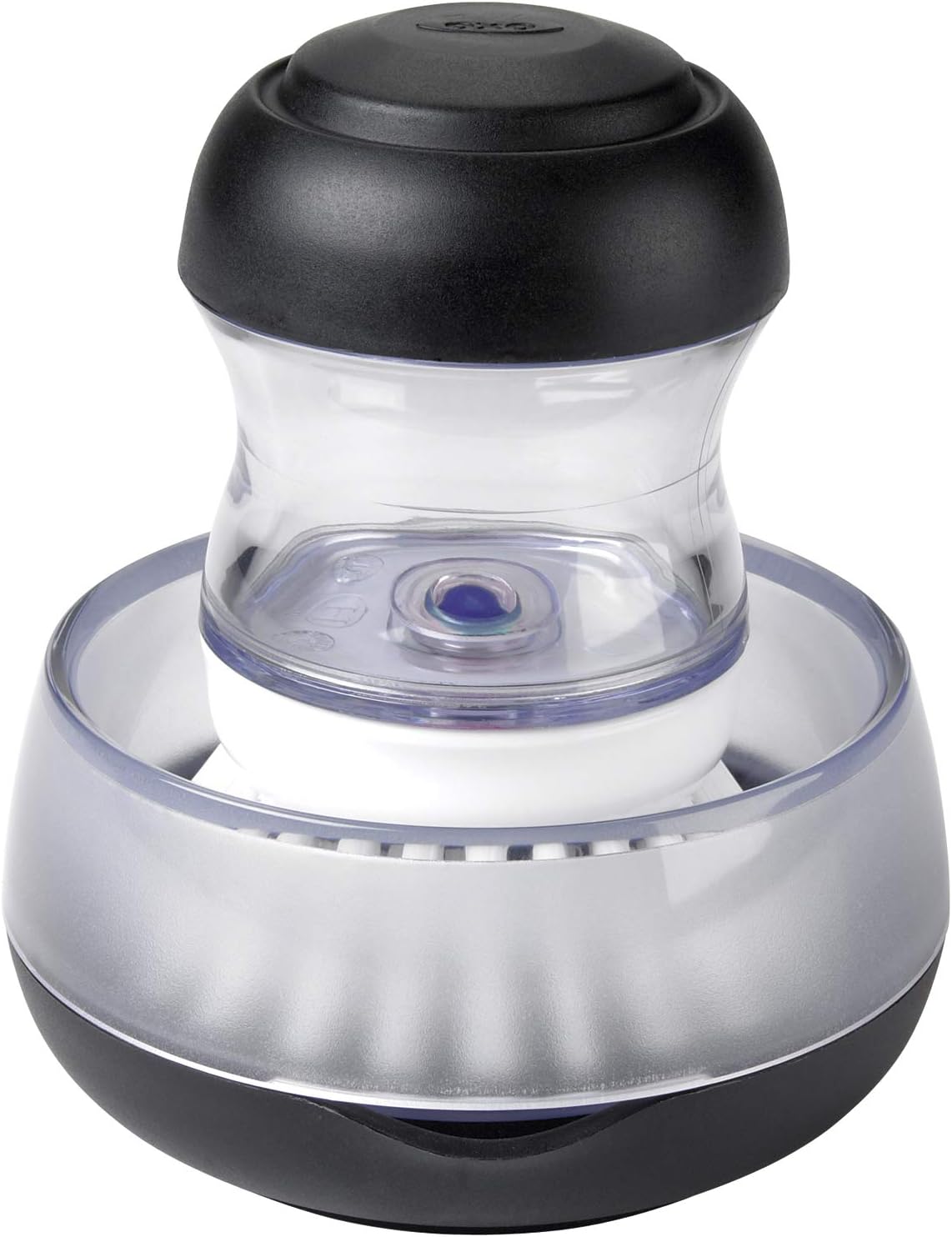 OXO Salt Pepper Grinders with Soap Dispensing Brush Storage