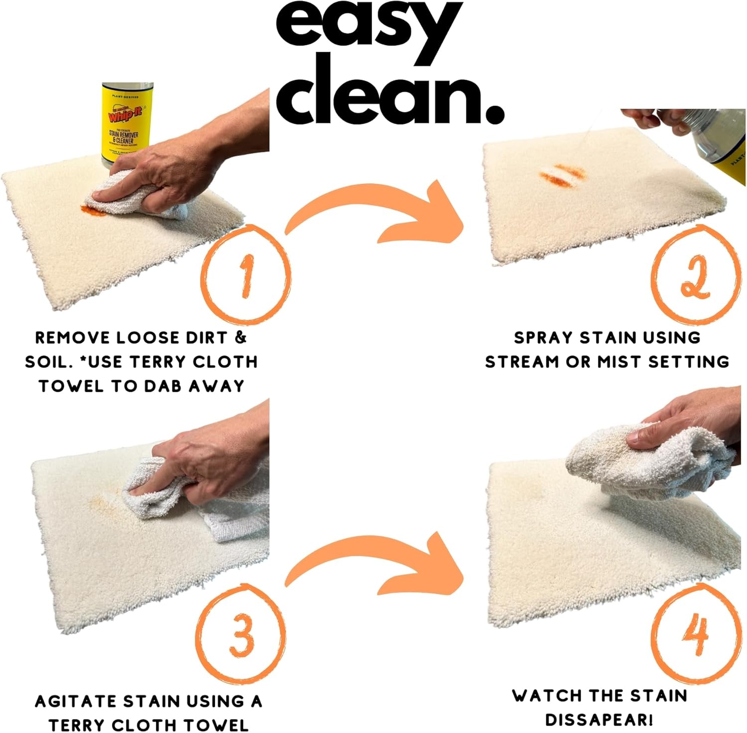 THE AMAZING WHIP-IT Stain Remover Kit