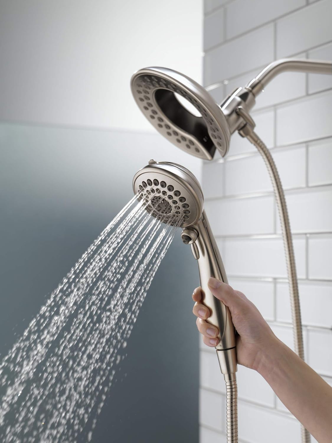 Delta In2ition 2-in-1 Dual Shower Head with Handheld Spray