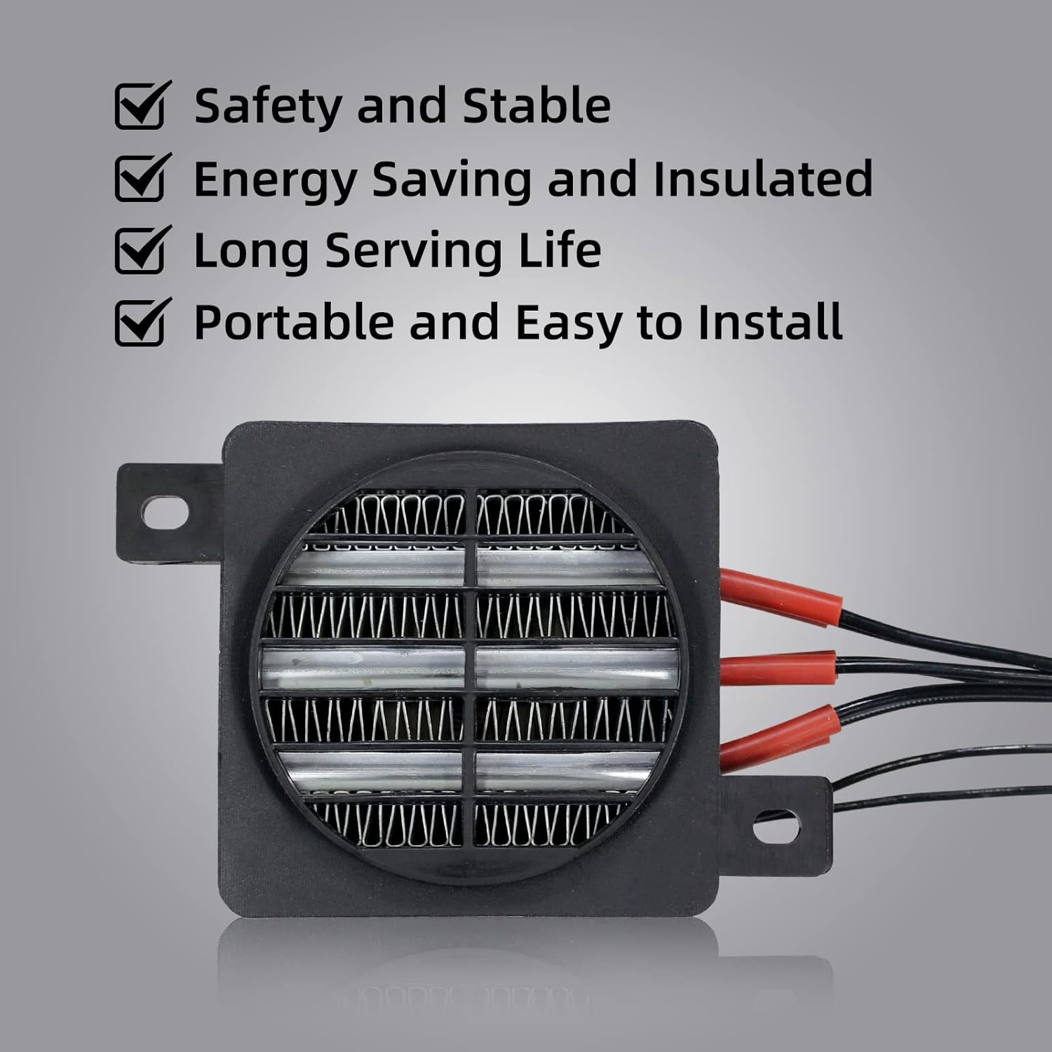 PTCYIDU PTC Fan Heater 110V 400W Energy Saving
