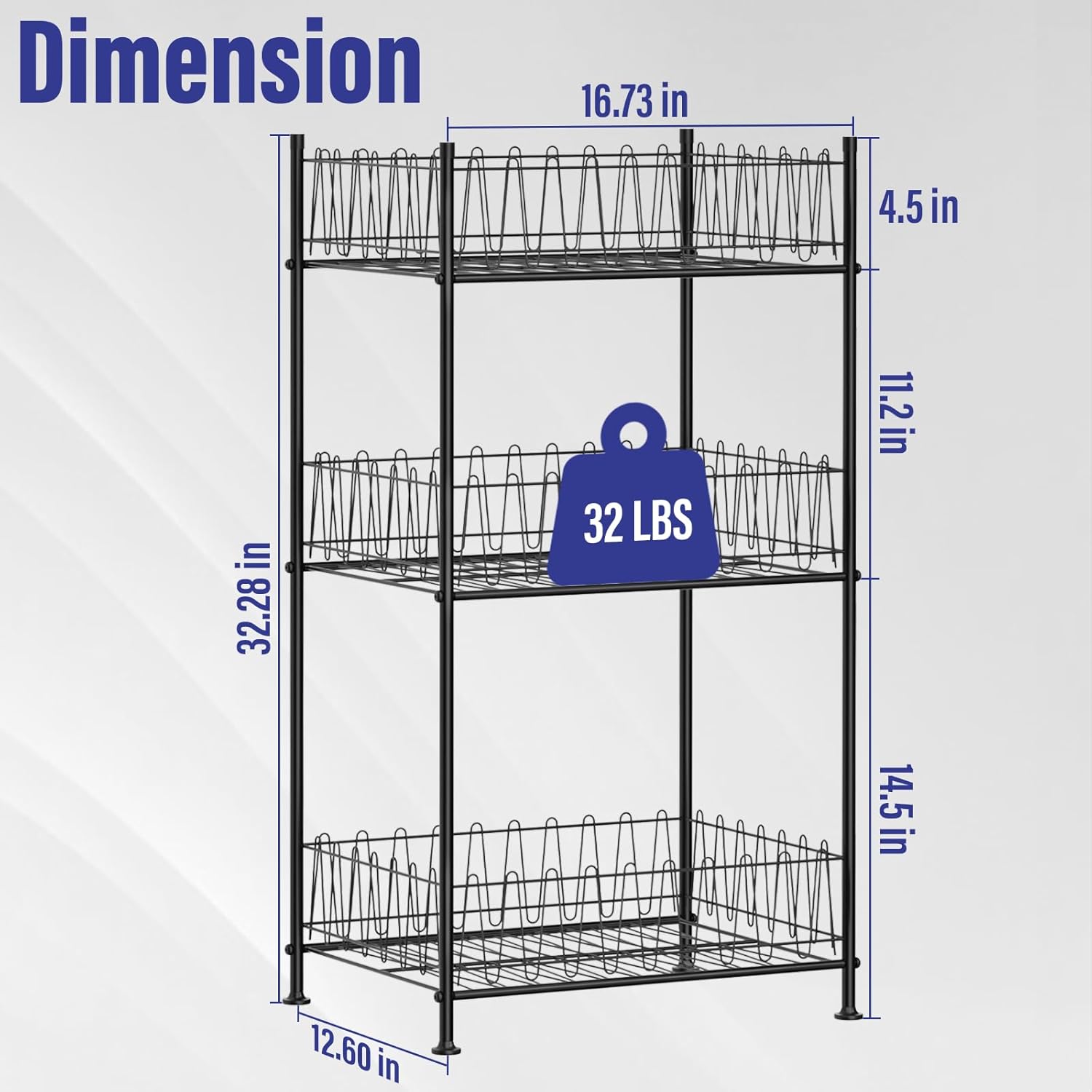 Smusei 3 Tier Drink Organizer for Kitchen Storage