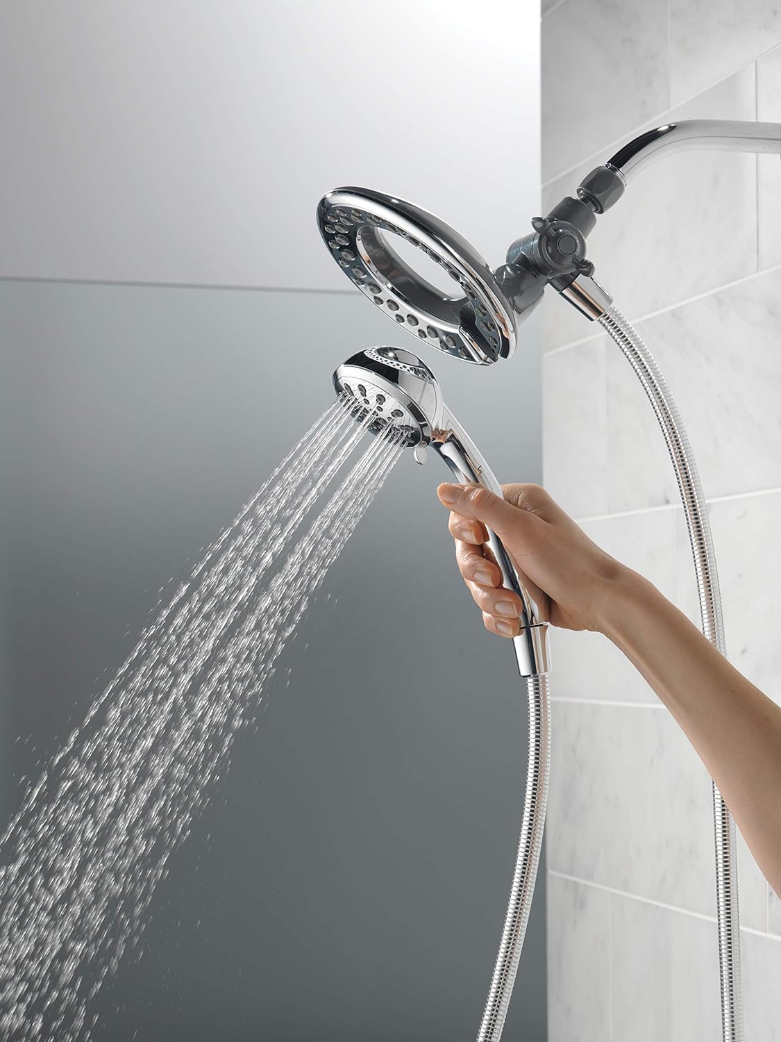 Delta In2ition 4 Setting 2-in-1 Handheld and Showerhead Chrome 1