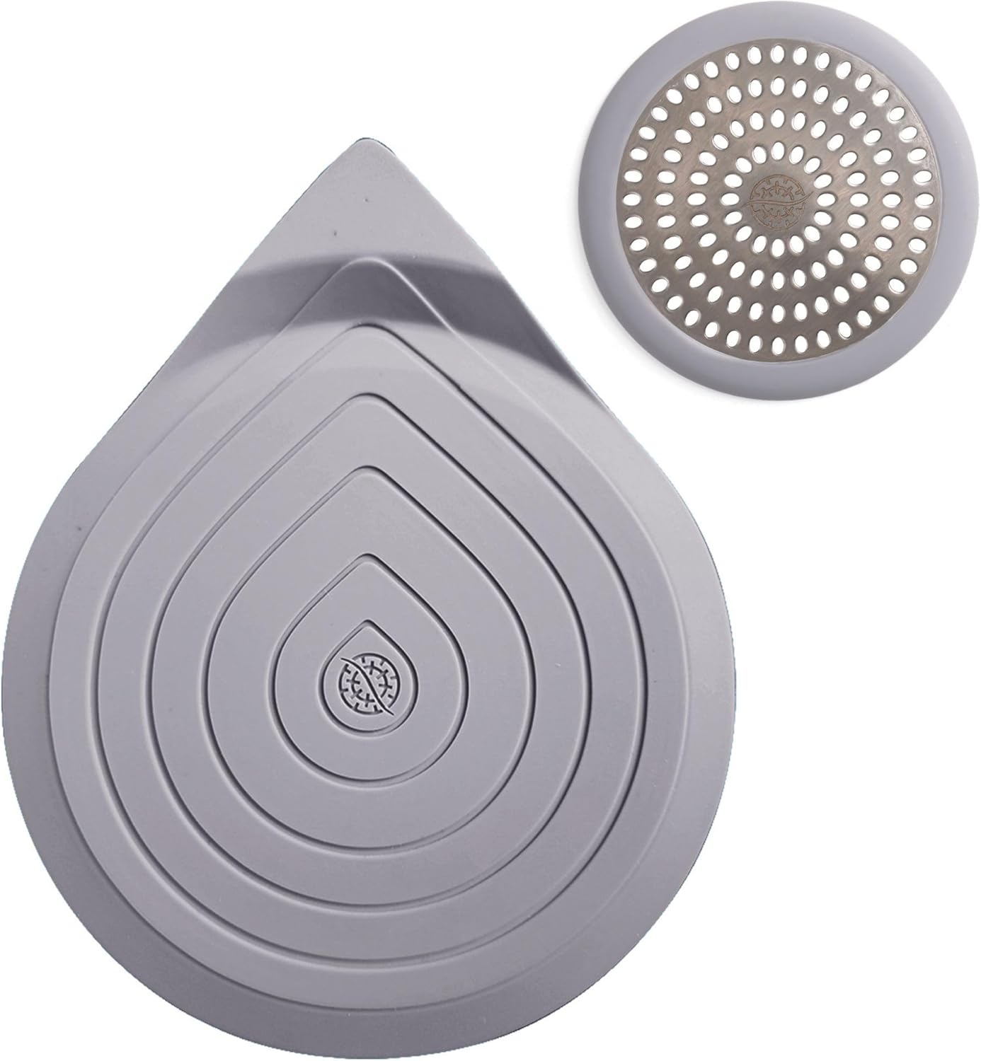 Shower Ring and Stop Ring Bundle Gray