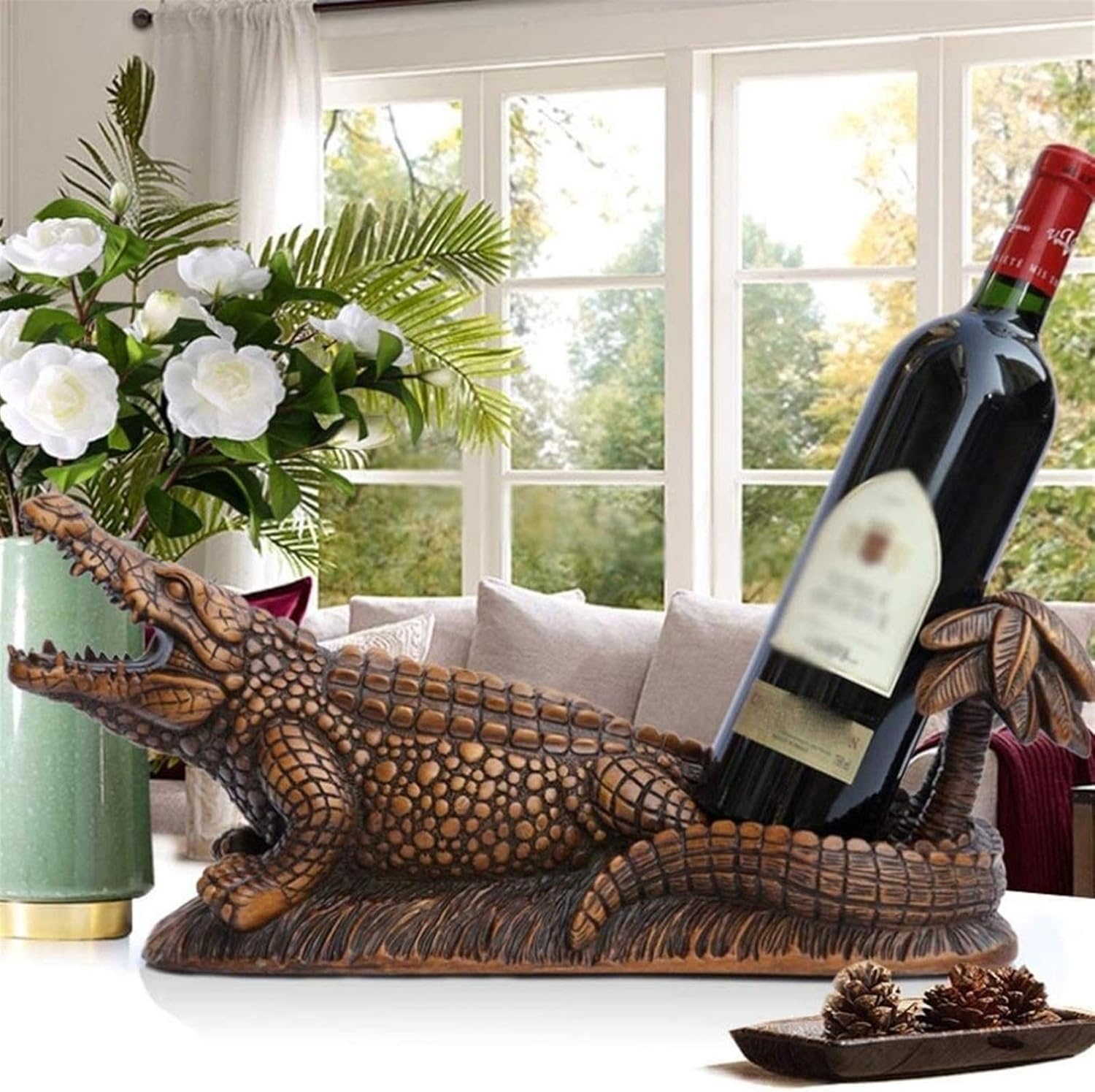 Wine Bottle Holder Elegant Wine Rack Home Office Display Stand