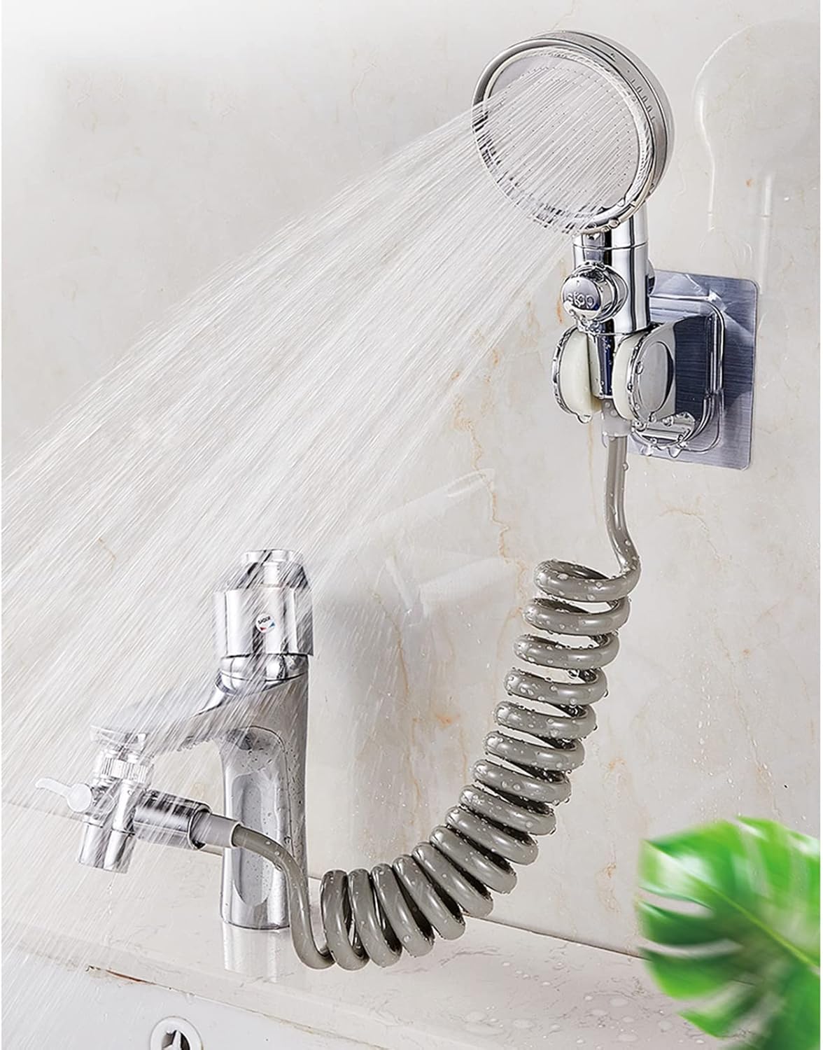 FJYDM Hand Held Shower Head Tub Attachment for Faucet