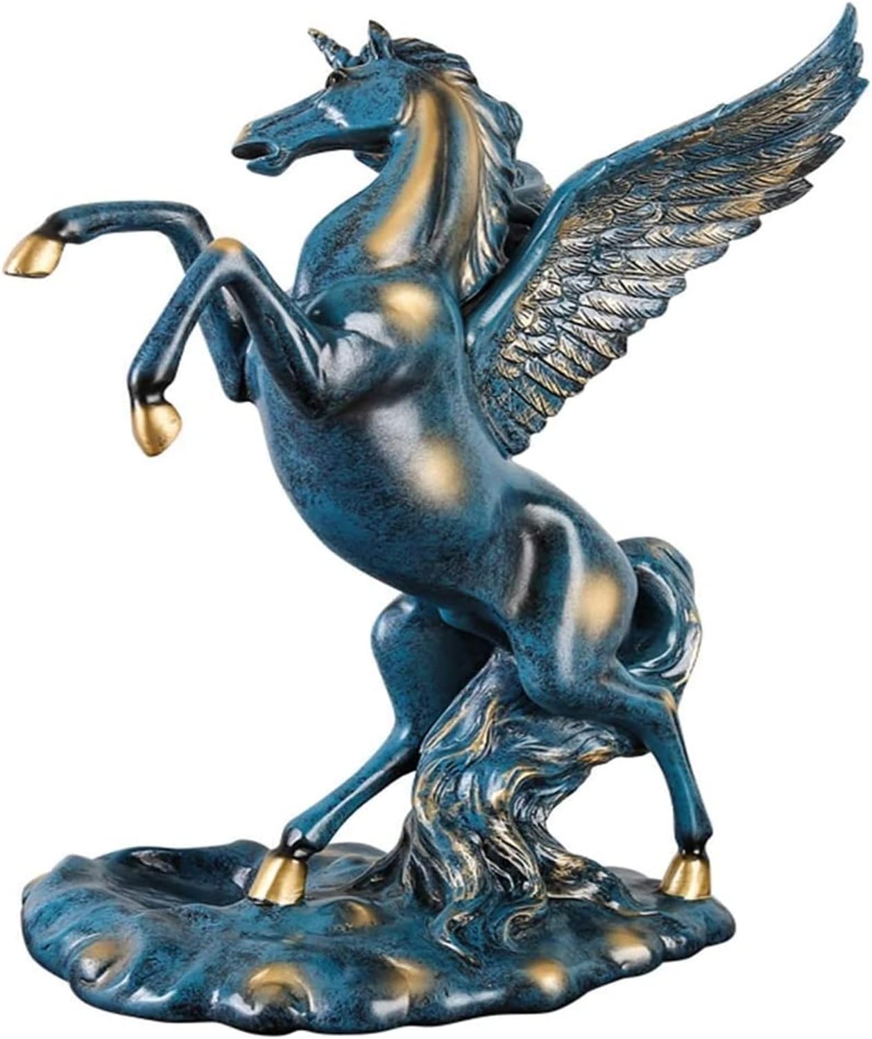 ALDEPO Wine Rack with Horse Art Design