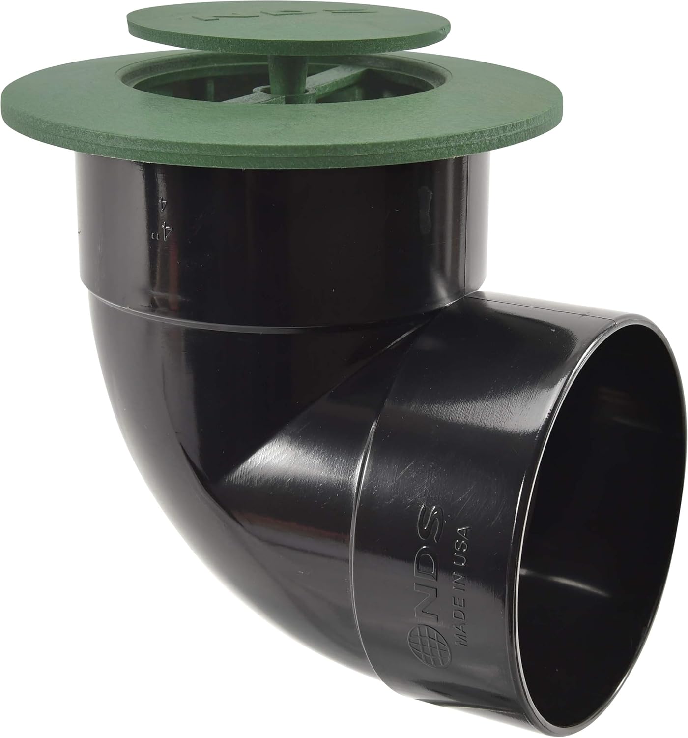 NDS 422G Pop-Up Drainage Emitter with Elbow 4-Inch Green