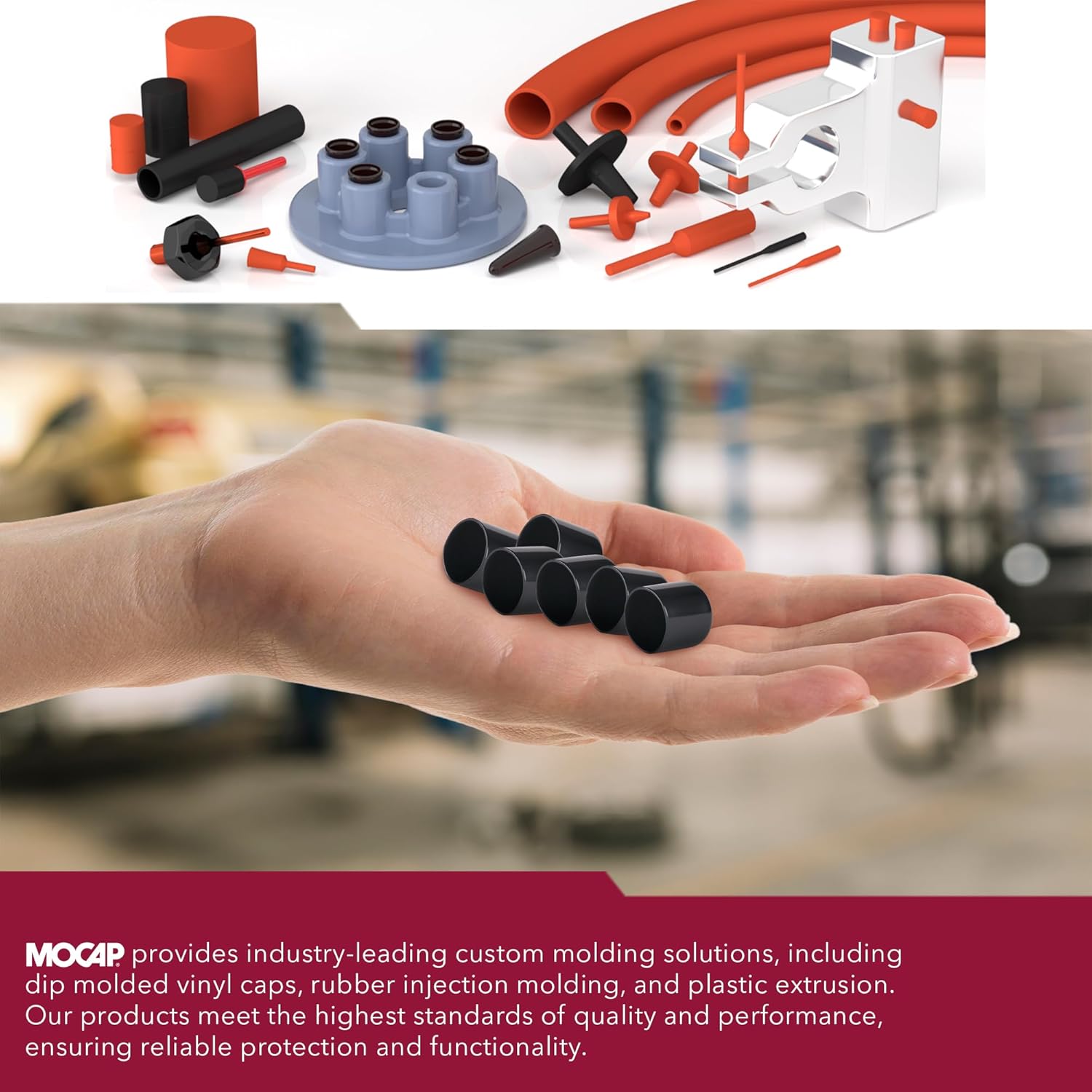 MOCAP Bolt Hole Flange Protector for 2 Pipe Dn 50