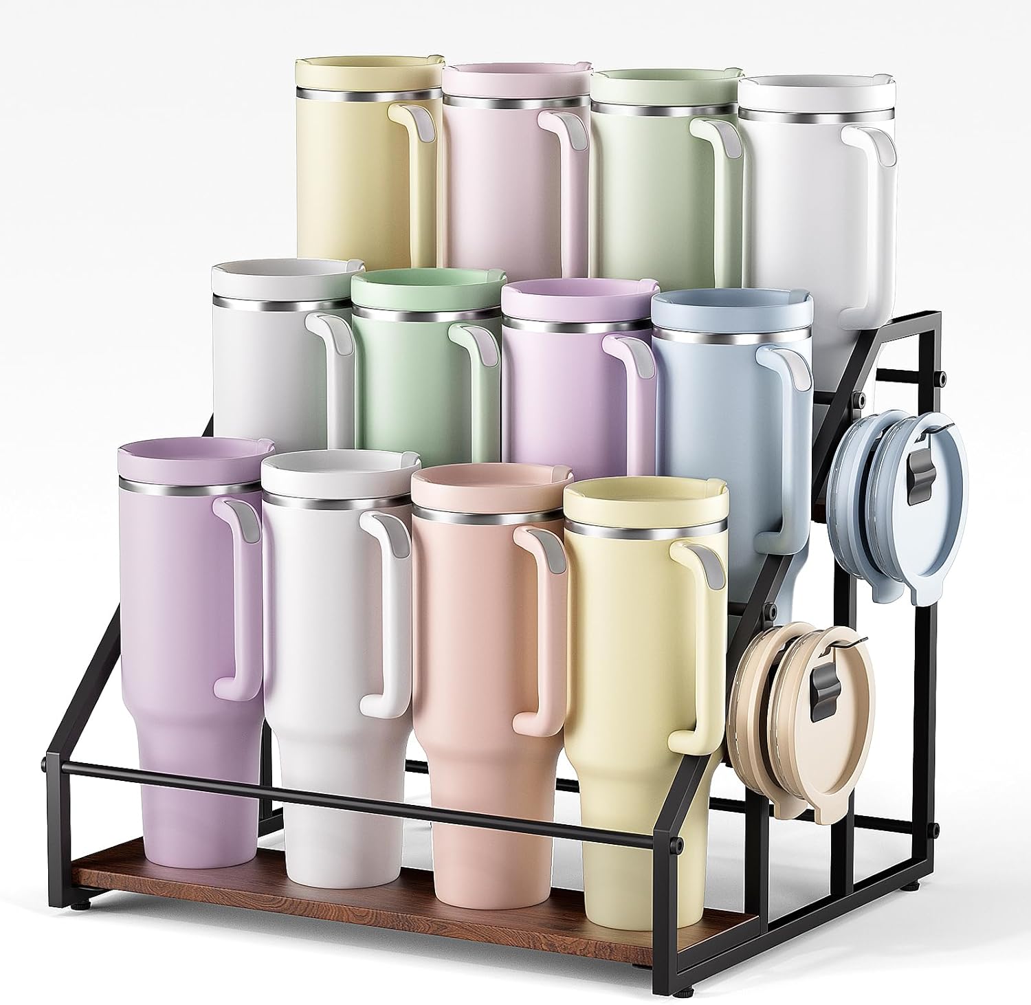 MOJOHAND Water Bottle Organizer 3 Tier Hold 12