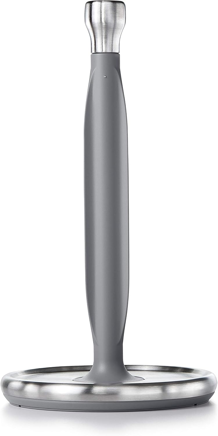 OXO Salt Pepper Grinder Set with Steady Paper Towel Holder