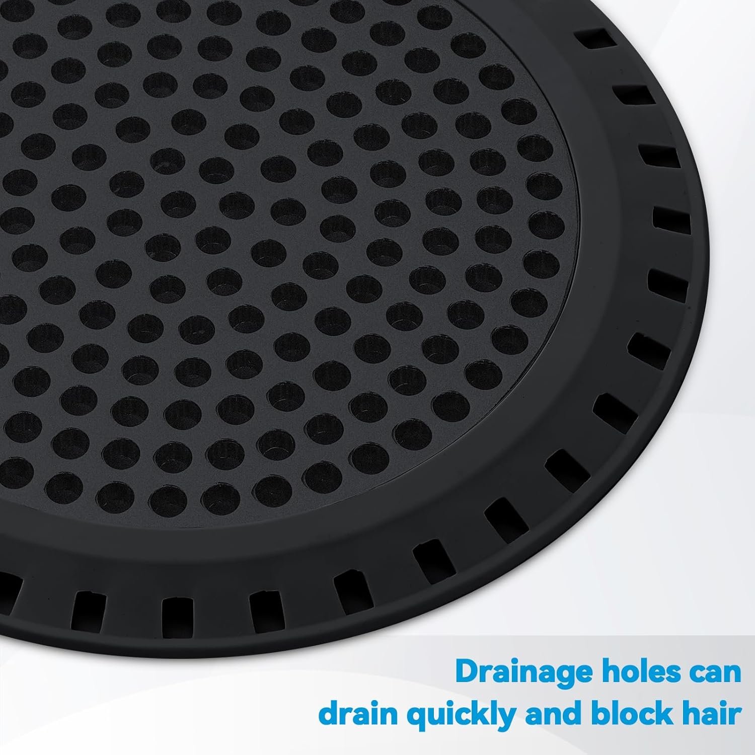 Aluvor Shower Drain Hair Catcher - Weighted Metal with Silicone