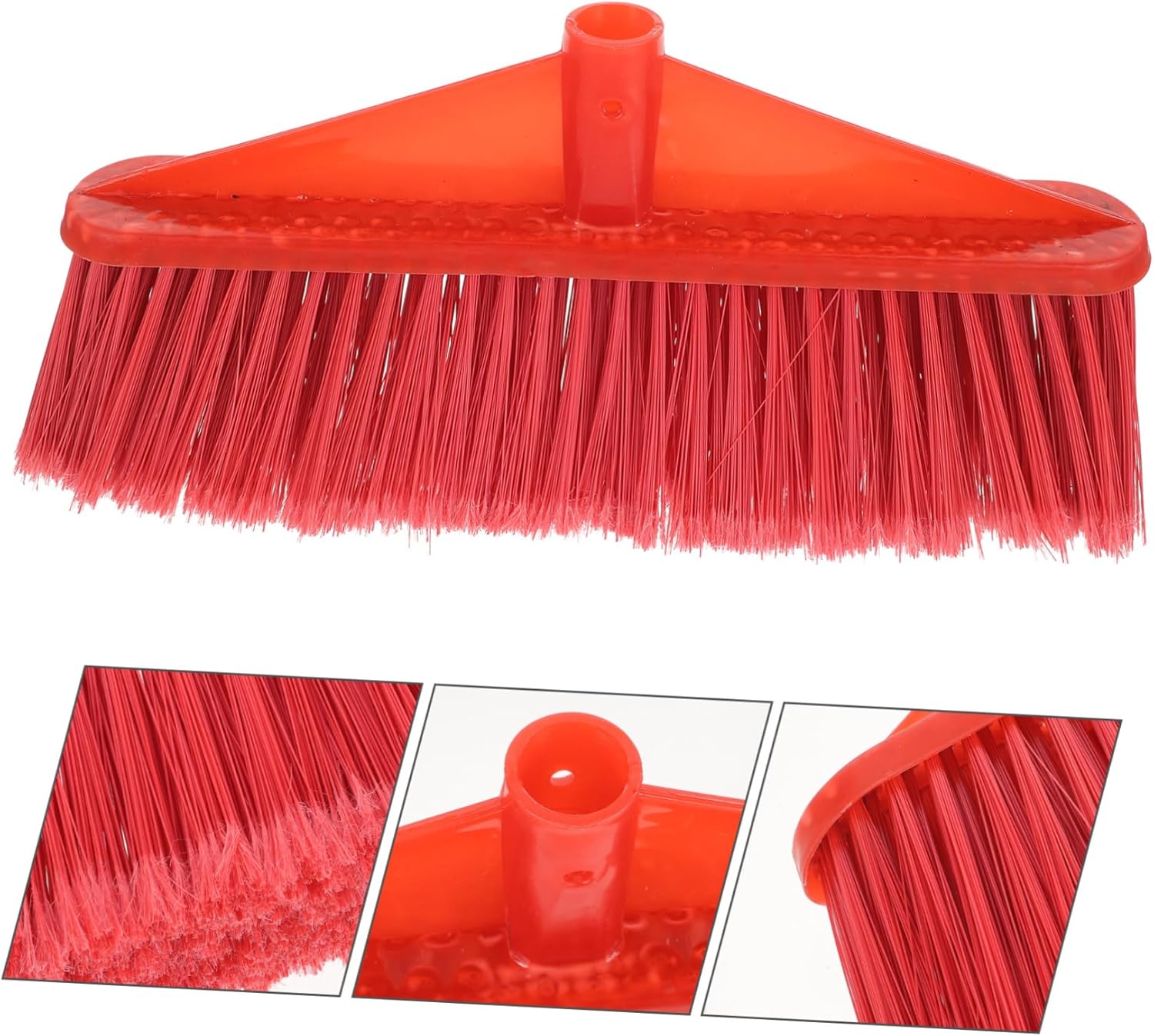 Minkissy Plastic Broom Head Replacement for Home Cleaning