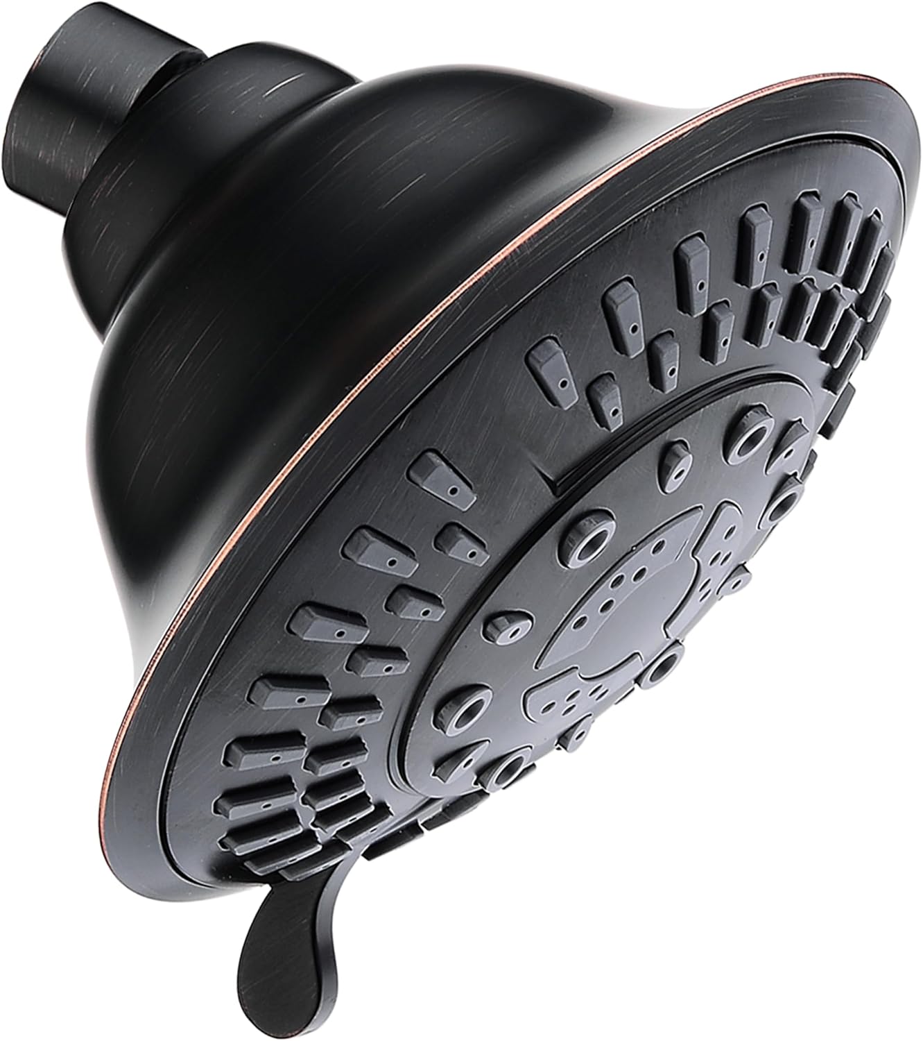 BRIGHT SHOWERS High Pressure Rain Showerhead with 5 Spray Settings