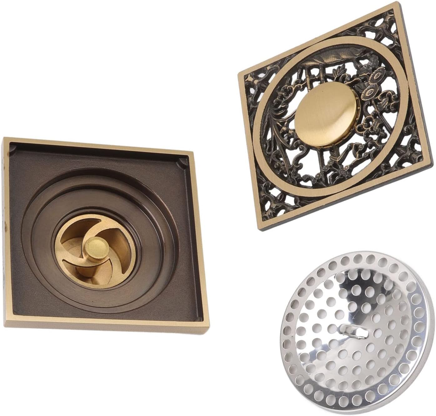 Biitfuu Quadrate Floor Drain for Bathroom and Kitchen