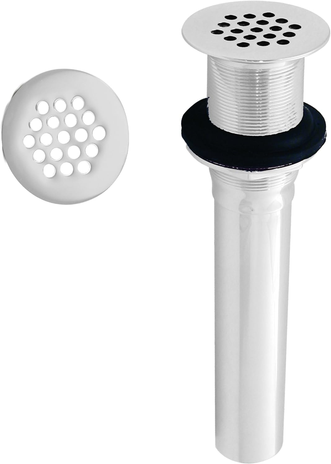 Westbrass D411-12-50 Grid Strainer Lavatory Drain No Overflow