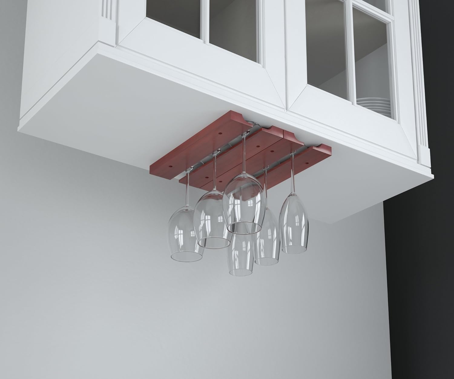 Rustic State Vigo Adjustable Stemware Rack