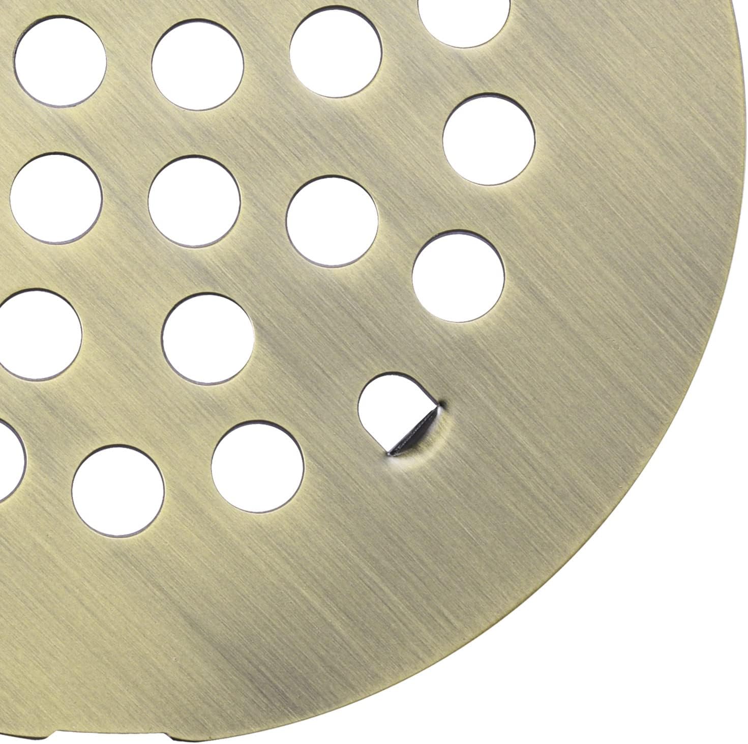 Bropury 4-14-Inch Snap-in Shower Drain Cover Stainless Steel Antique Bronze