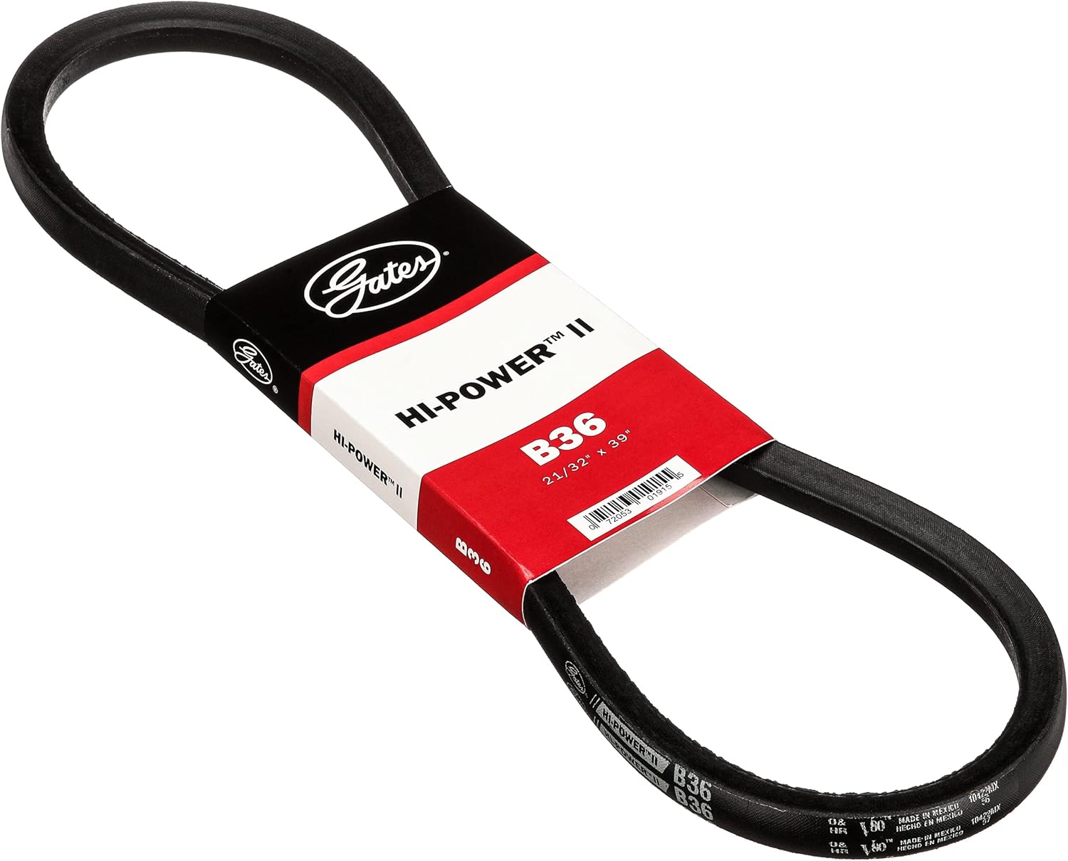Gates B36 Hi-Power II V-Belt - High Performance Industrial Belt