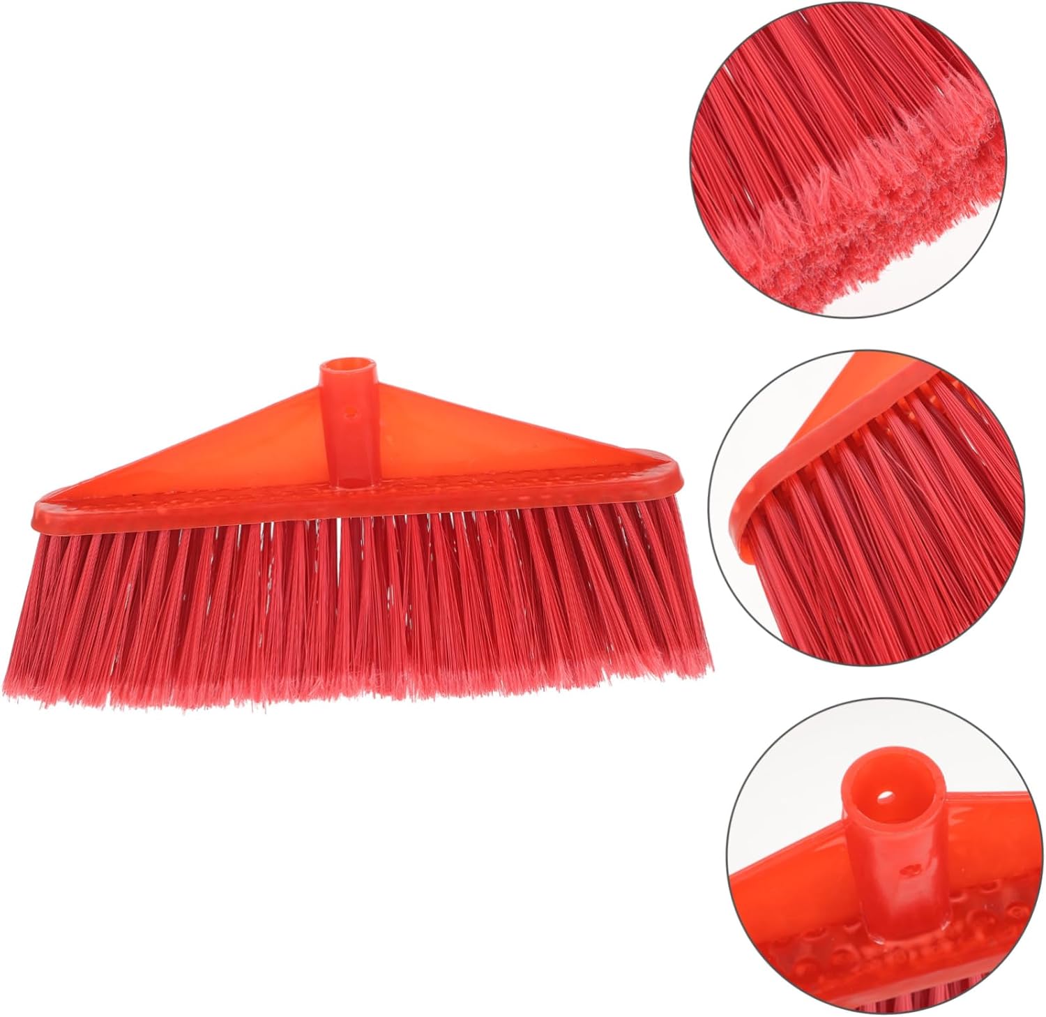 Minkissy Plastic Broom Head Replacement for Home Cleaning