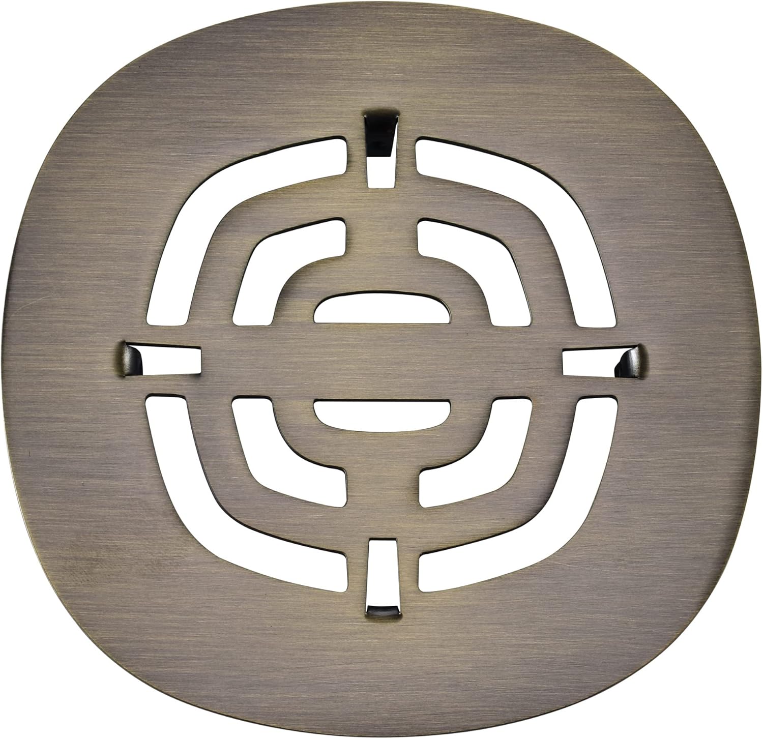 Bropury Snap-in Stainless Steel Shower Drain Grid Antique Bronze