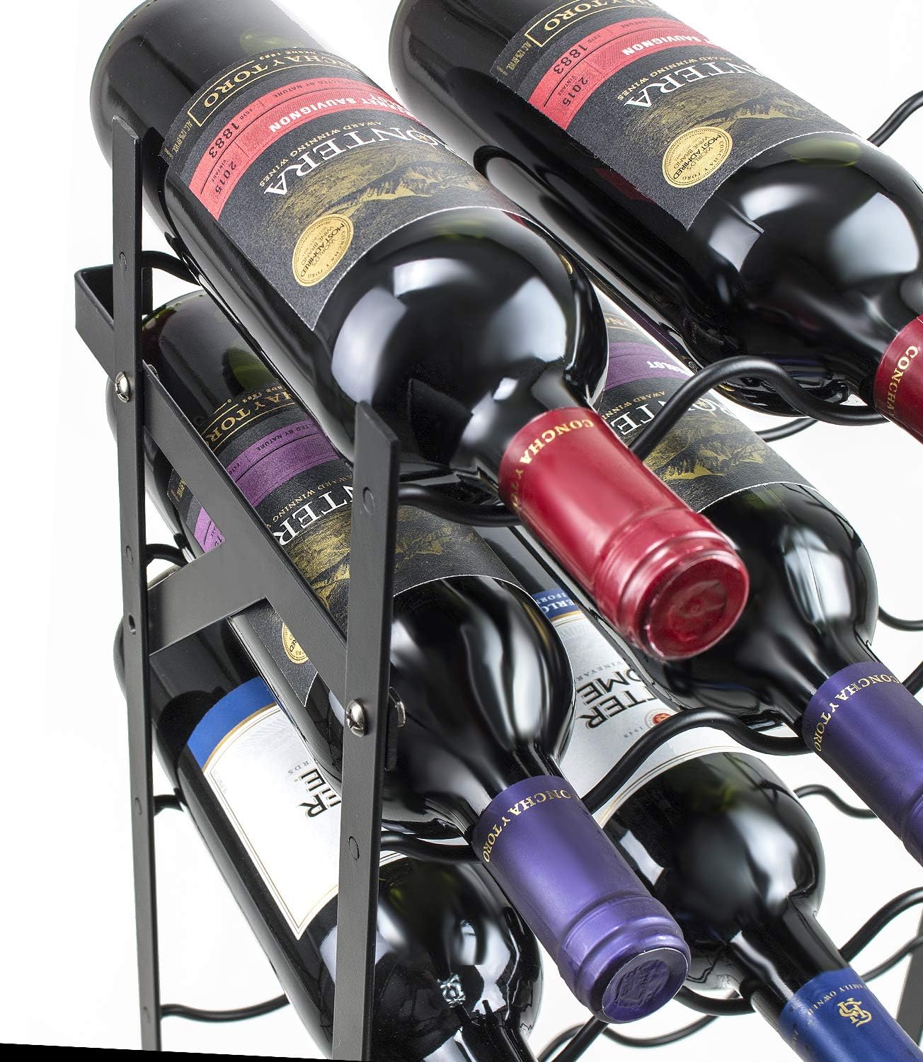 Sorbus 75 Bottle Freestanding Wine Rack - 15 Tier Storage